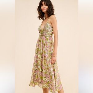 En Saison Sedna Floral Spaghetti Strap Dress